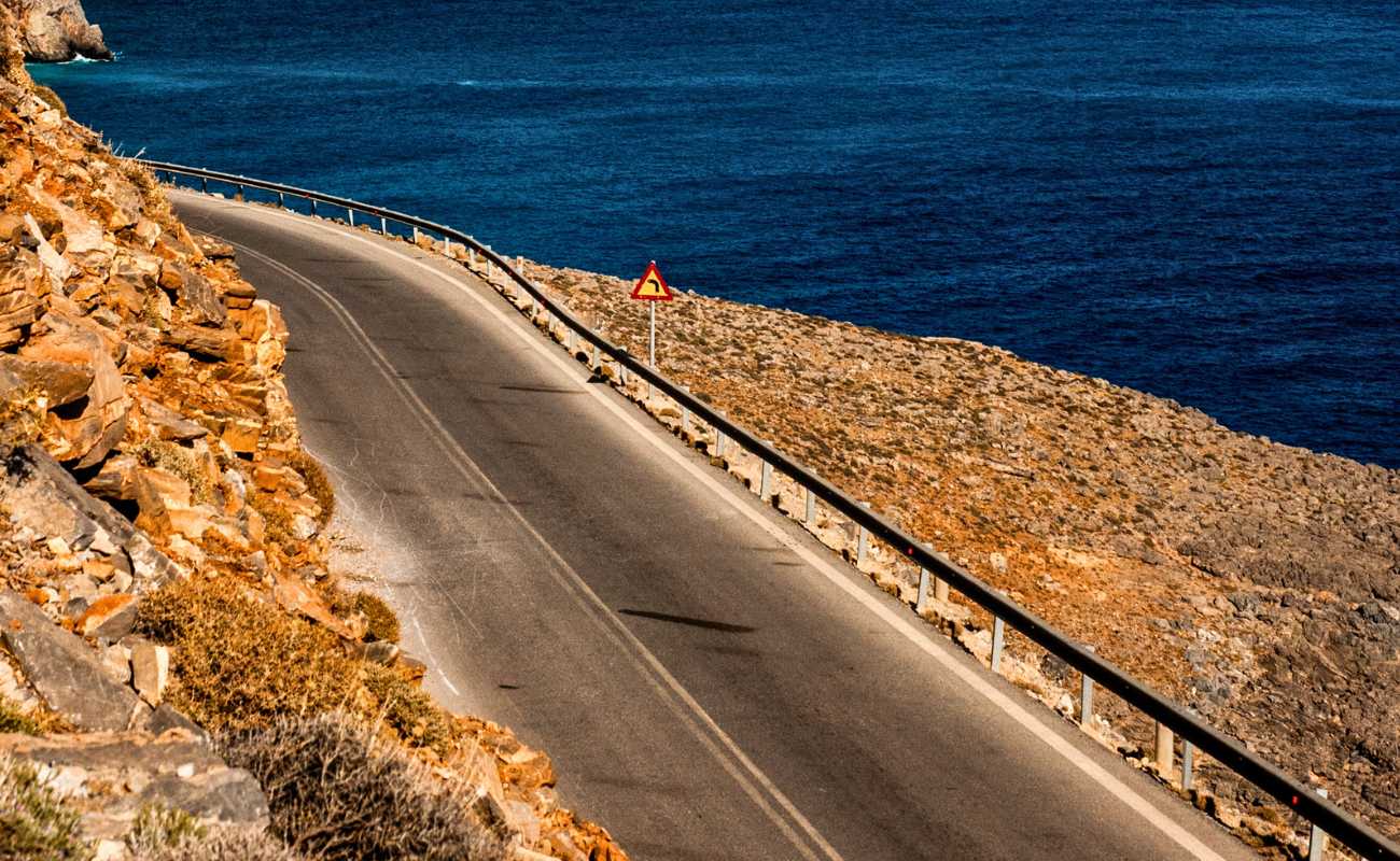 Driving in Crete