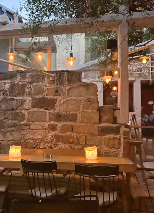sinagogi cocktail bar chania